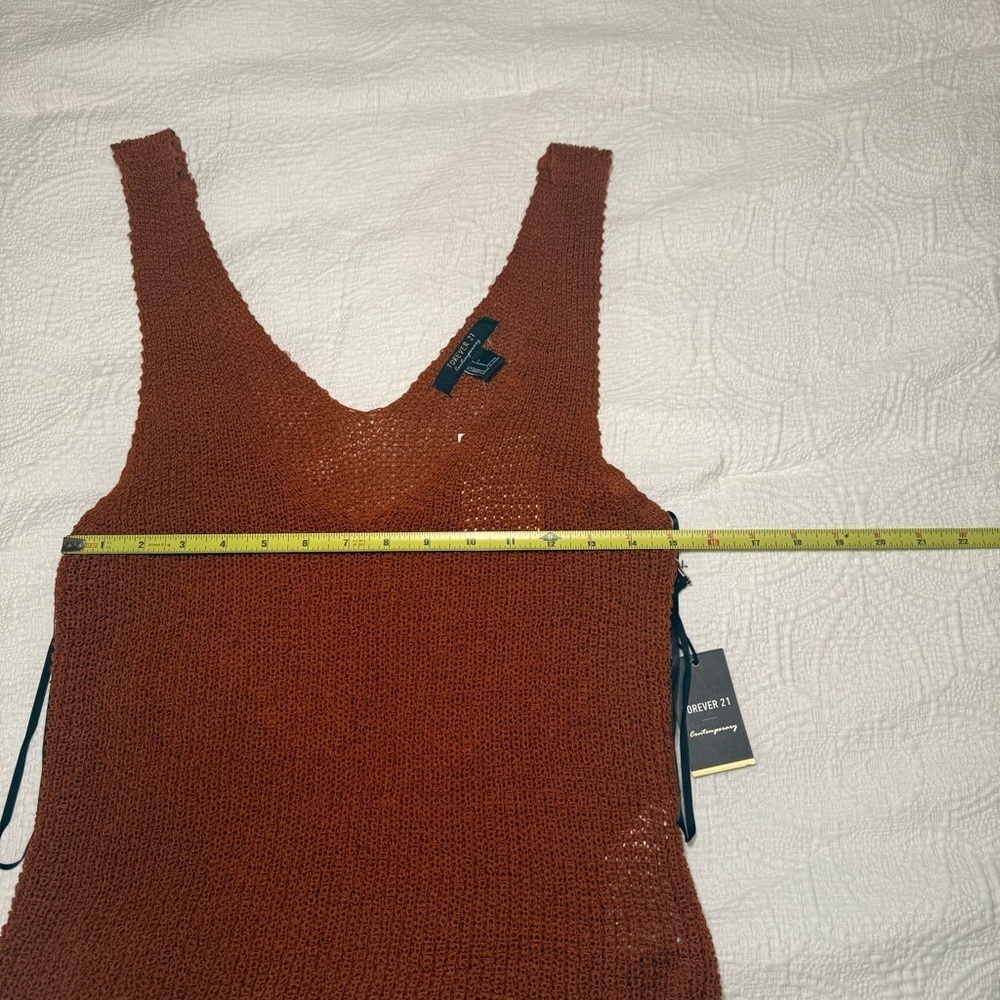 Forever 21 Rust Knit Summer Tank Top - Picture 3 of 8